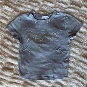 NWOT Light Blue Angel 👼🏼 Ribbed Top